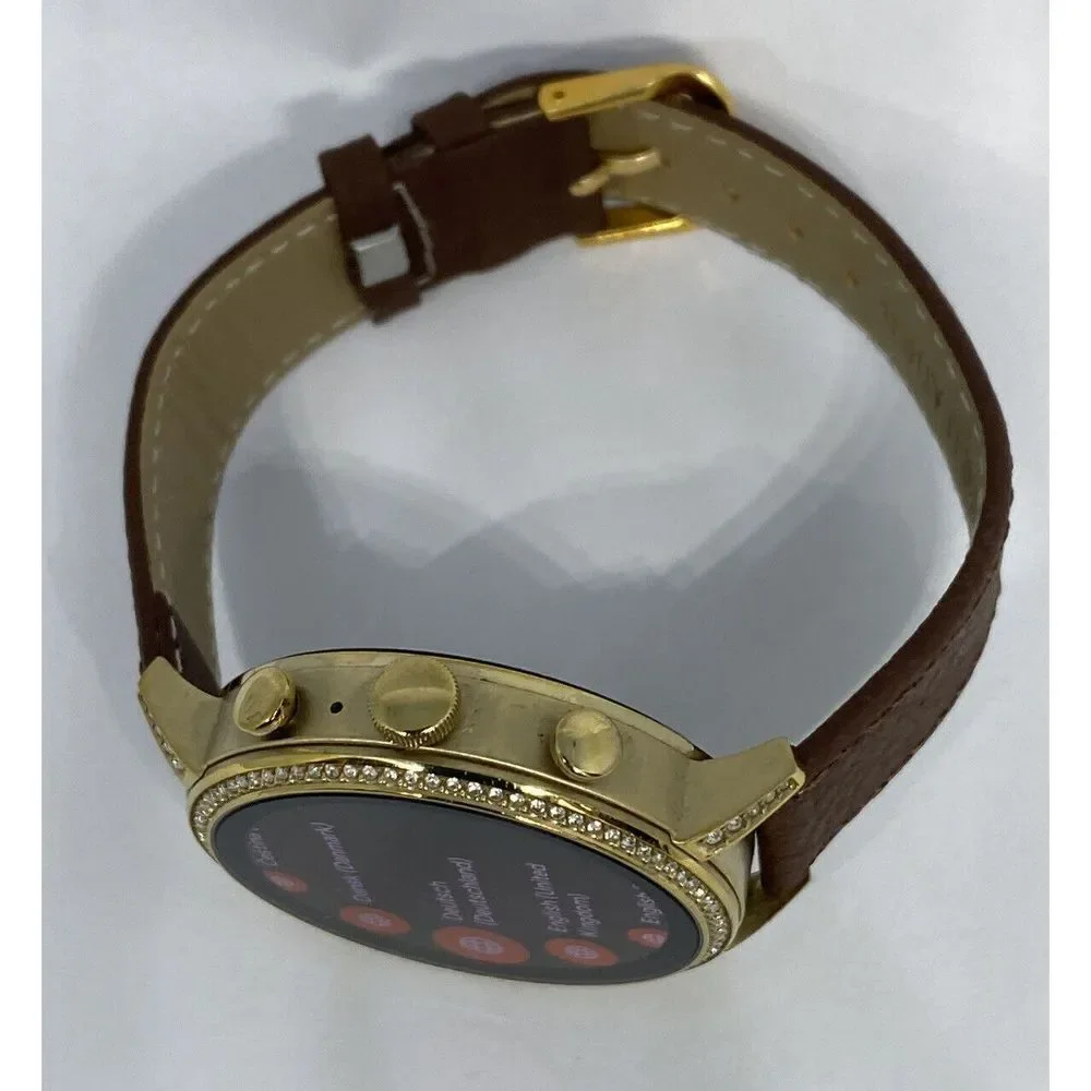 Fossil Gen 4 Authentic Digital Dial Smart Watch Custom Band FTW6012 DC505